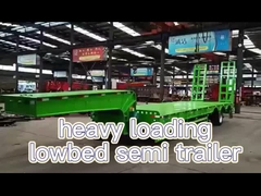 Semi-remorque à lit bas