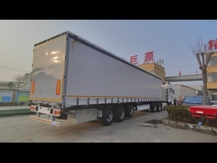 Semi-remorque côté rideau