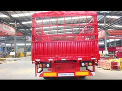 Acier 3 essieux piquets animaux d'élevage transport de marchandises clôture camions remorques 60-80 tonnes